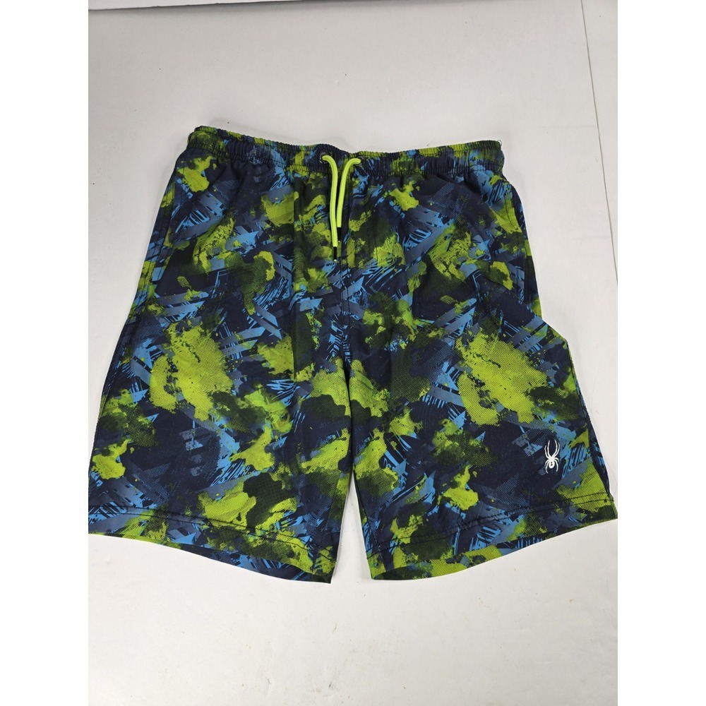Spyder BOYS Youth Swim Shorts (MOJITO BLUE GREEN Size 26‎ Summer Beach Vacation